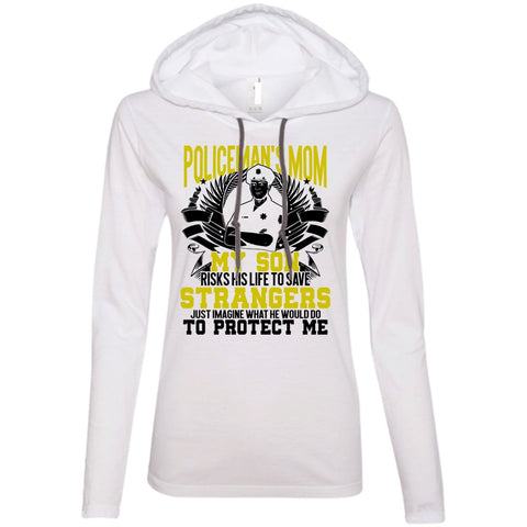 A black t-shirt with the shopify logo