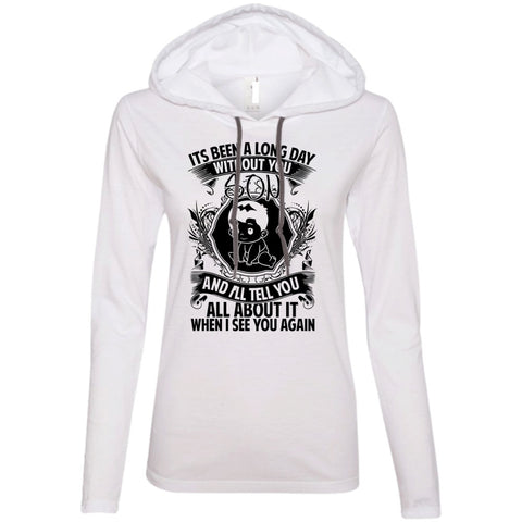 A black t-shirt with the shopify logo