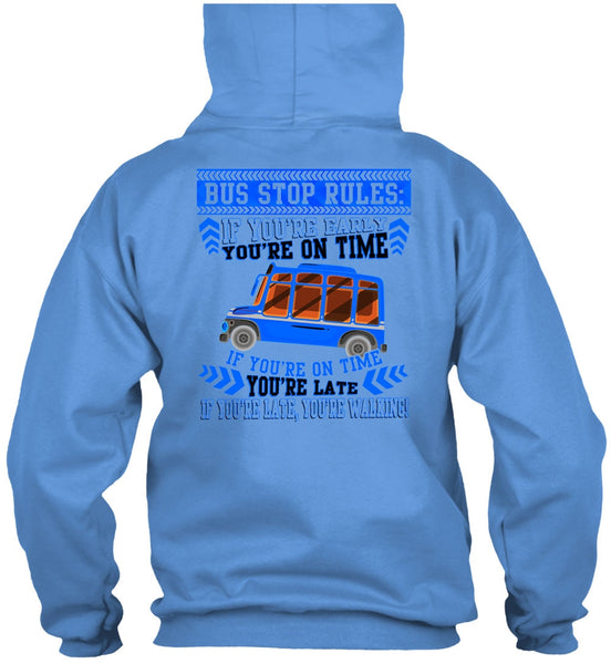 Bus Stop Rules T Shirt, I Love Bus T Shirt
