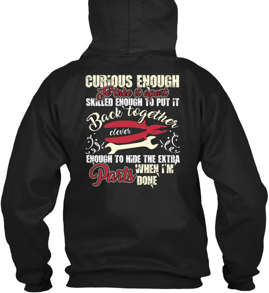 Curious Enough To Take It Apart T Shirt, Being An Electrician T Shirt