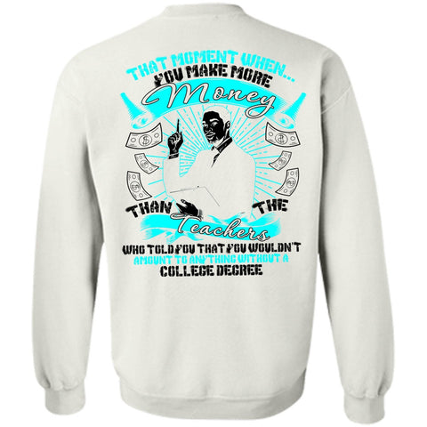 A black t-shirt with the shopify logo