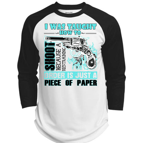 A black t-shirt with the shopify logo