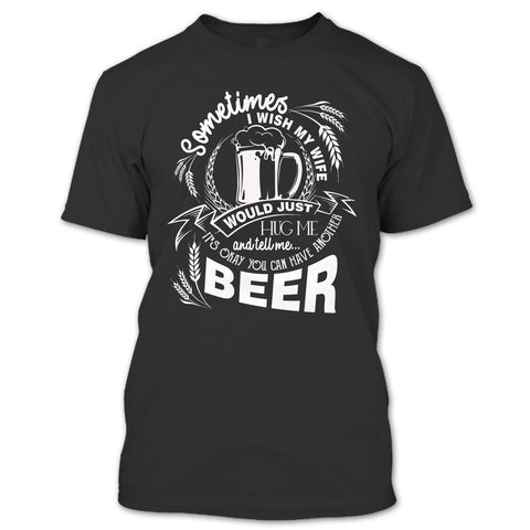 A black t-shirt with the shopify logo