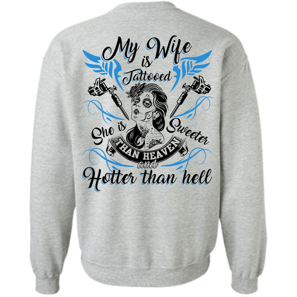 I Love Wife T Shirt, My Wife Is Tattooed Sweatshirt