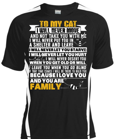 A black t-shirt with the shopify logo