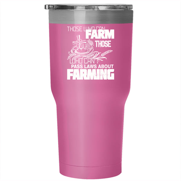 Farming Tumbler 30 oz Stainless Steel, Awesome Gift For Farmer Travel Mug
