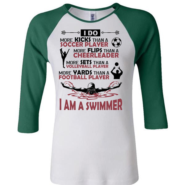 More Flips Than A Cheerleader T Shirt, I Am A Swimmer T Shirt, Sport T Shirt