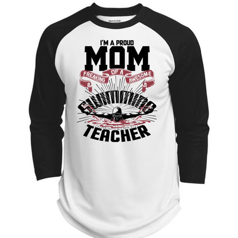 A black t-shirt with the shopify logo