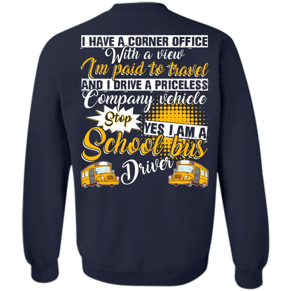I'm Paid To Travel T Shirt, I Love Bus Sweatshirt