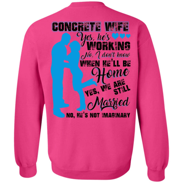 I Love Wife T Shirt, Concrete Wife Sweatshirt