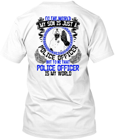 A black t-shirt with the shopify logo