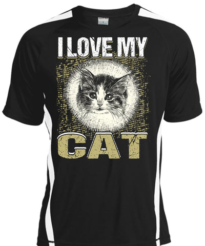 A black t-shirt with the shopify logo