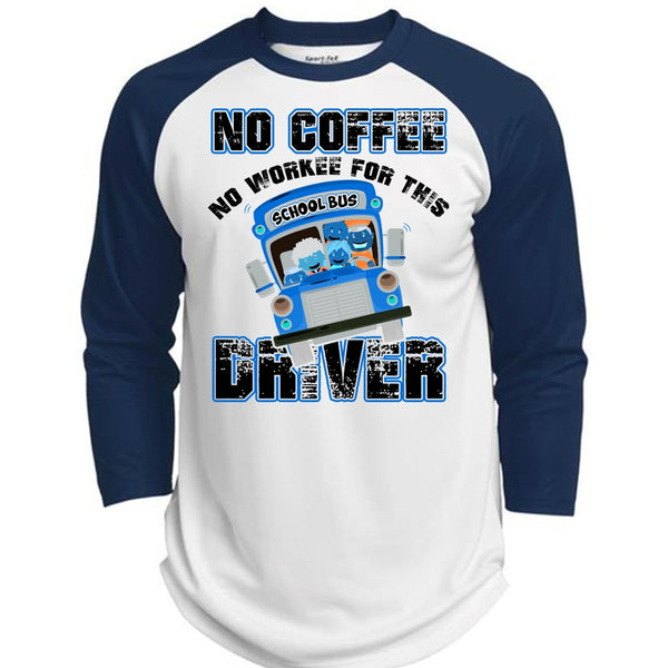 No Workee For This School Bus Driver T Shirt, I Love Bus T Shirt, Awesome T-Shirts  (Polyester Game Baseball Jersey)