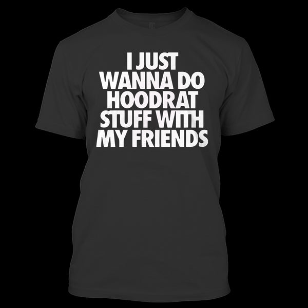 A black t-shirt with the shopify logo