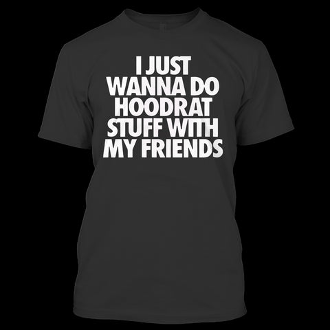 A black t-shirt with the shopify logo