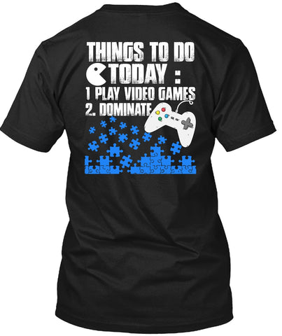 A black t-shirt with the shopify logo