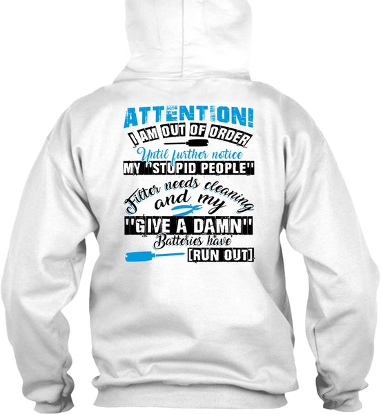 I Am Out Of Order T Shirt, I Love Electrician T Shirt