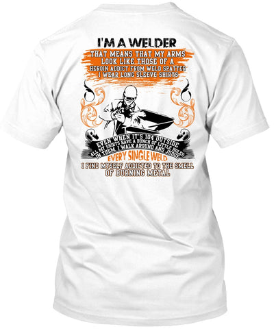 A black t-shirt with the shopify logo