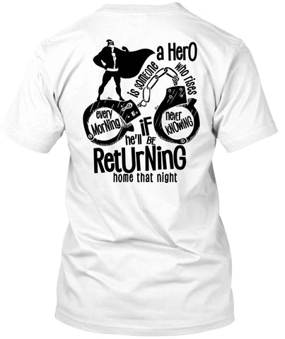 A black t-shirt with the shopify logo