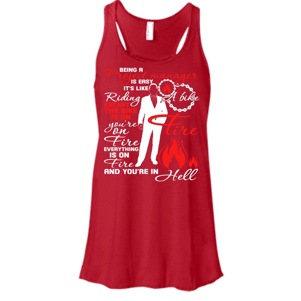 Being A Project Manager T Shirt, It's Easy It's Like Riding A Bike T Shirt, Cool T Shirt