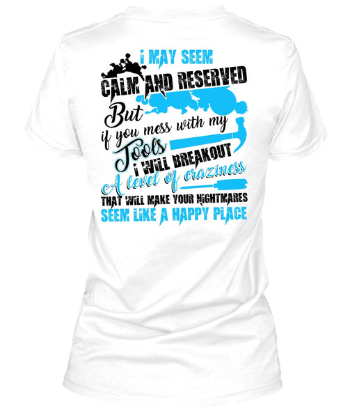 You Mess With My Tools T Shirt, I Love Electrician T Shirt
