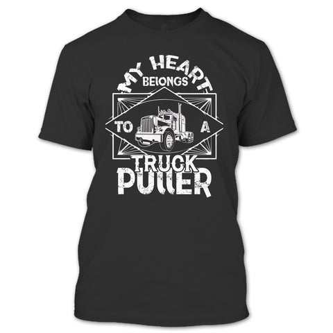 A black t-shirt with the shopify logo