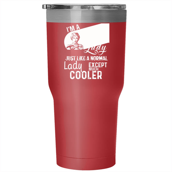 I'm A Riding Instructor Lady Tumbler 30 oz Stainless Steel, Cool Lady Travel Mug