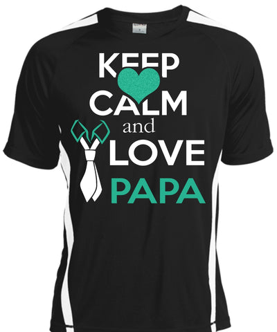 A black t-shirt with the shopify logo