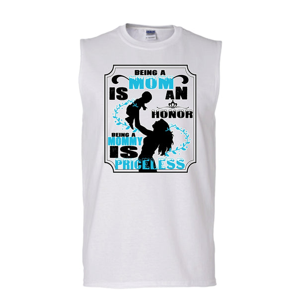 A black t-shirt with the shopify logo