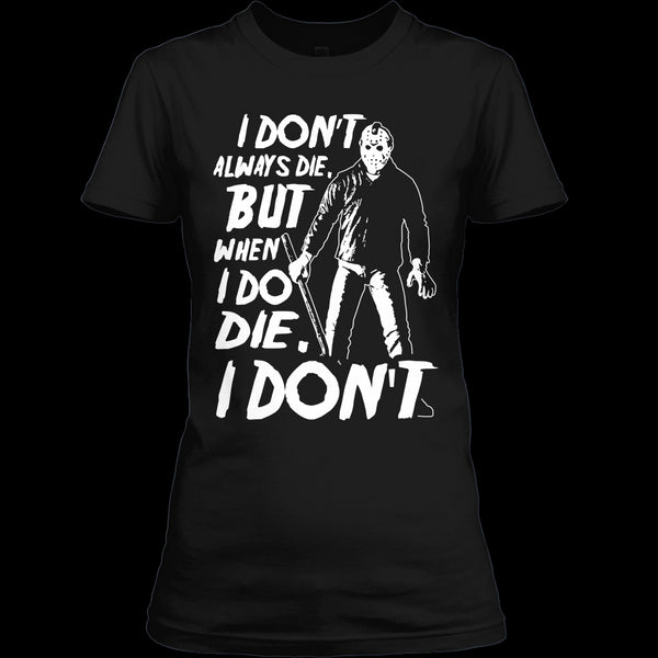 A black t-shirt with the shopify logo