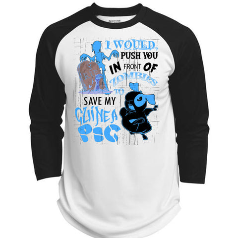 A black t-shirt with the shopify logo