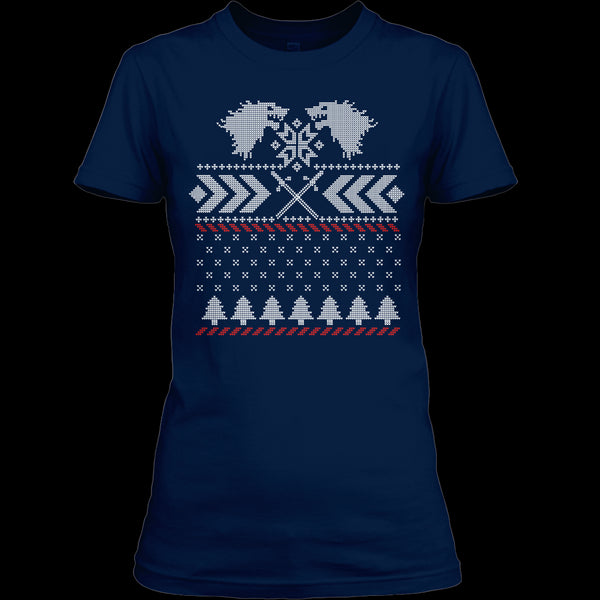 A black t-shirt with the shopify logo