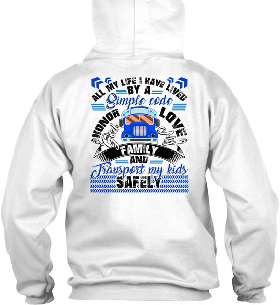 God My Family T Shirt, Transport My Kids Safely T Shirt