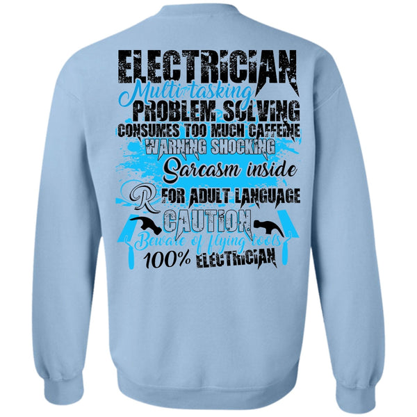 I Love Electrician T Shirt, Electrician Multitasking Sweatshirt