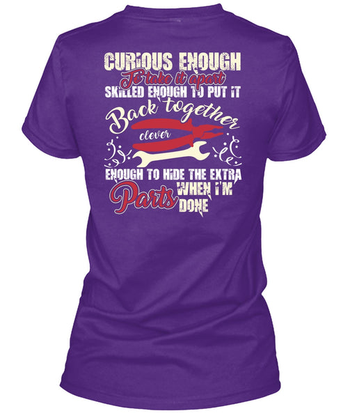 Curious Enough To Take It Apart T Shirt, Being An Electrician T Shirt