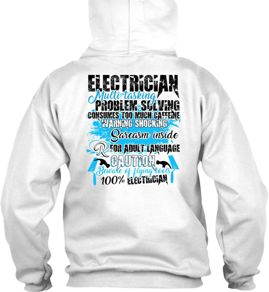 Electrician Multitasking T Shirt, I Love Electrician T Shirt