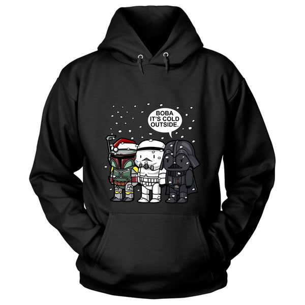 A black t-shirt with the shopify logo