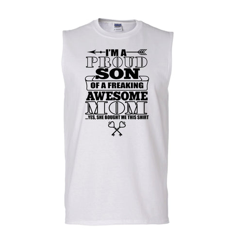 A black t-shirt with the shopify logo