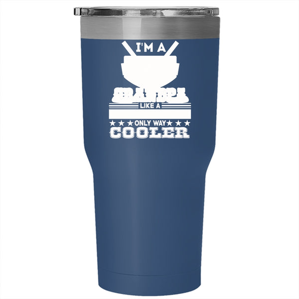 I'm A Hockey Grandpa Tumbler 30 oz Stainless Steel, Regular Grandpa Travel Mug