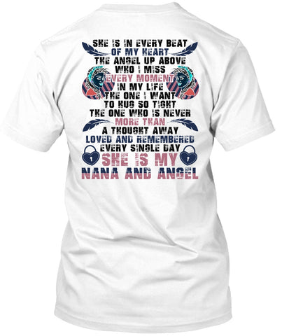 A black t-shirt with the shopify logo