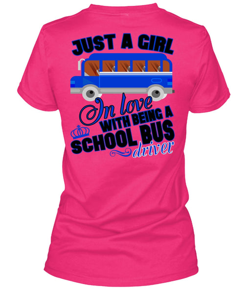 Being A School Bus Driver T Shirt, I Love Bus T Shirt