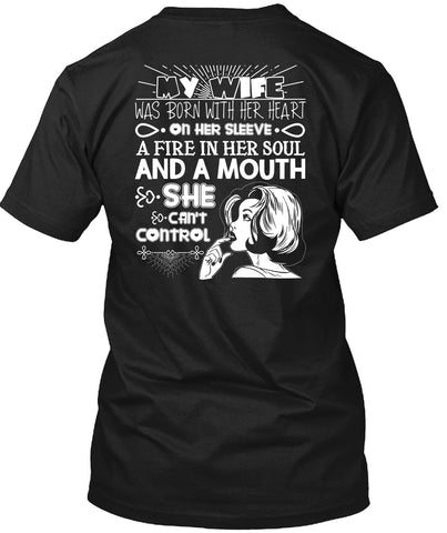 A black t-shirt with the shopify logo