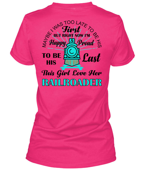 This Girl Love Her Railroader T Shirt, My Job T Shirt