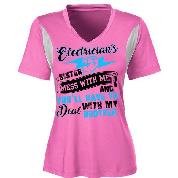 Electrician's Sister T Shirt, I Love Electrician T Shirt, Awesome T-Shirts