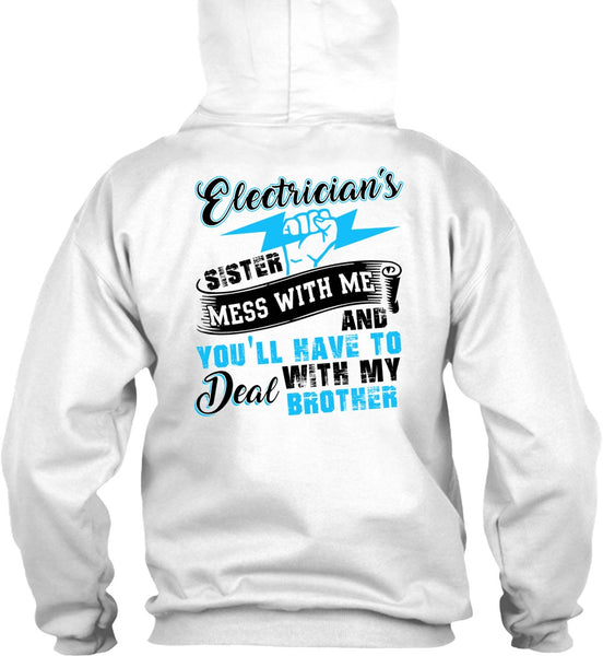 Electrician's Sister T Shirt, I Love Electrician T Shirt