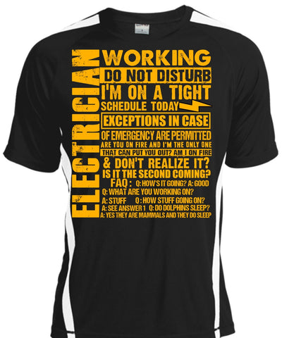 A black t-shirt with the shopify logo