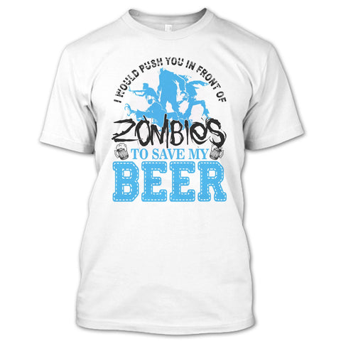 A black t-shirt with the shopify logo