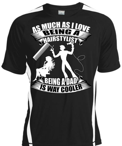 A black t-shirt with the shopify logo