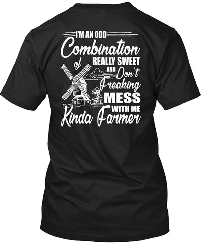 A black t-shirt with the shopify logo