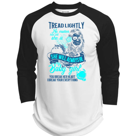 A black t-shirt with the shopify logo